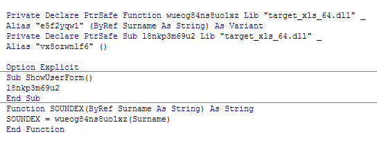 VBA code after compilation with VBA Compiler